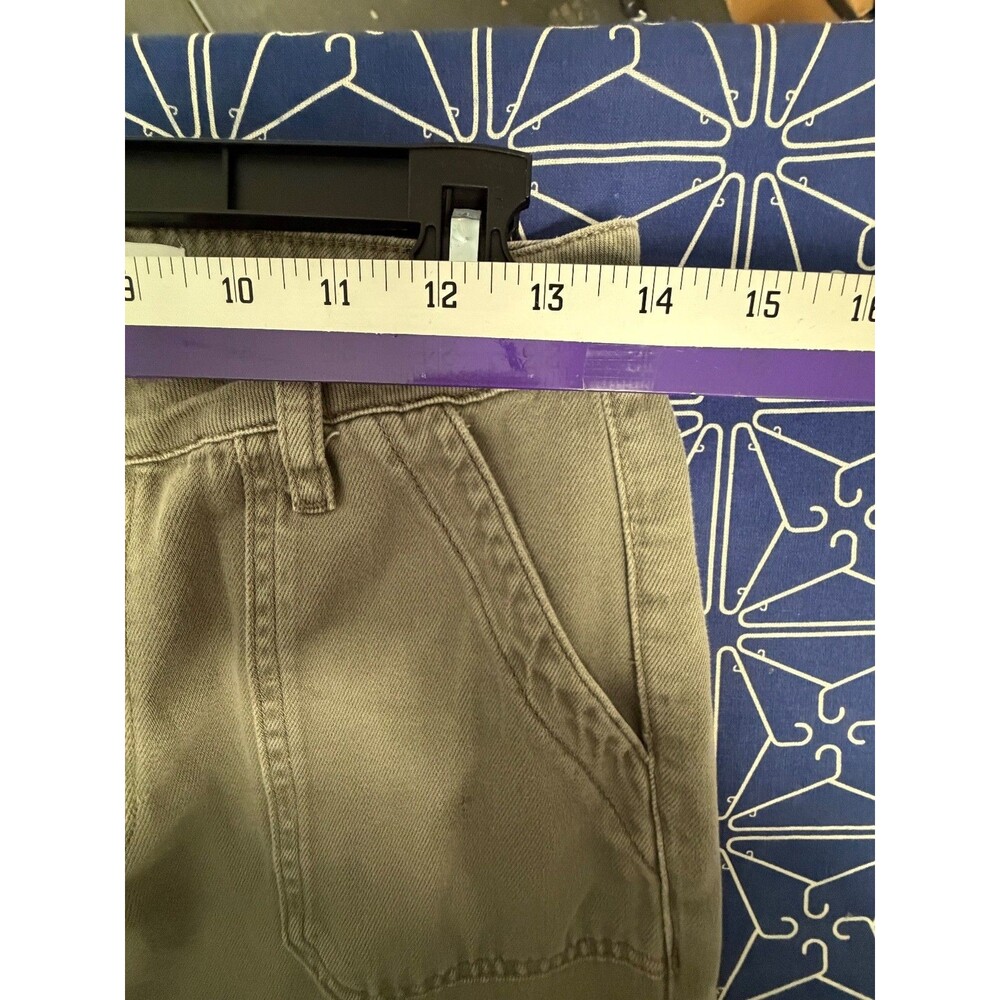 Vervet Utility Cargo Pants Women’s Size 26 Green High Rise Wide Leg Olivia - Picture 6 of 9